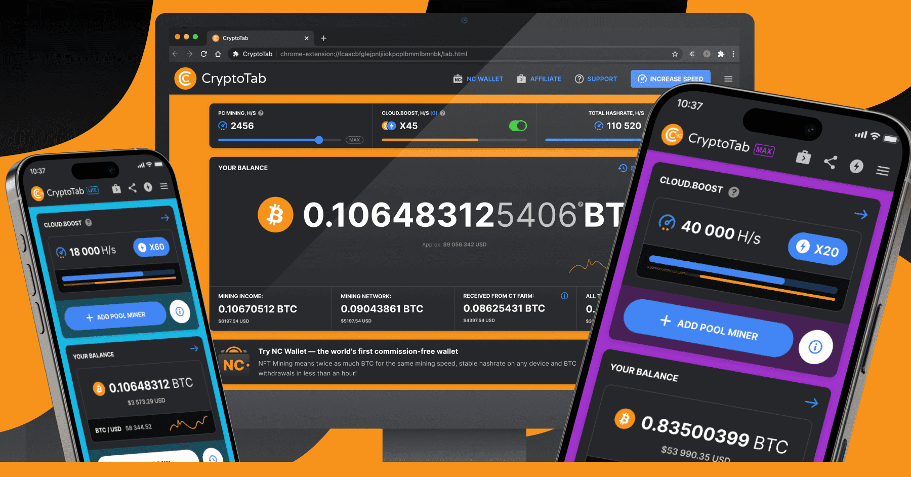 Read more about the article Mining Bitcoin While Browsing: The CryptoTab Experience